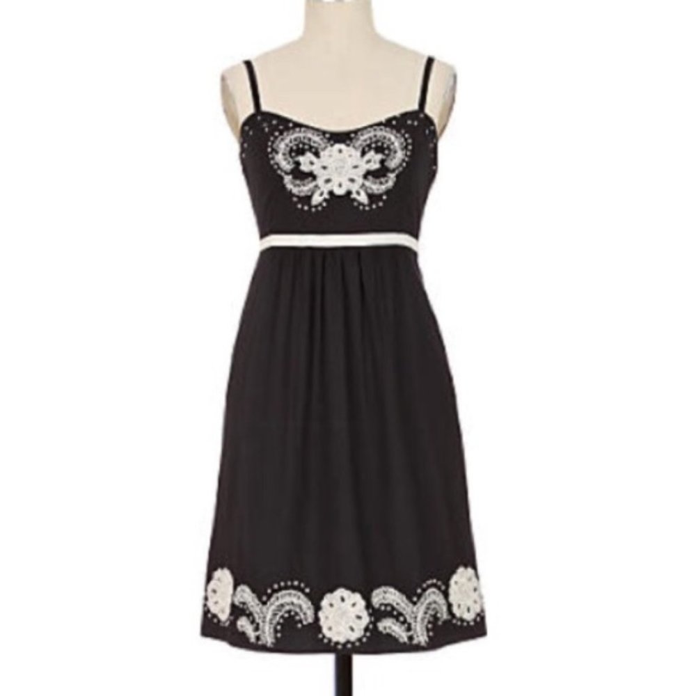 Anthropologie Moulinette Soeurs Black Dress
